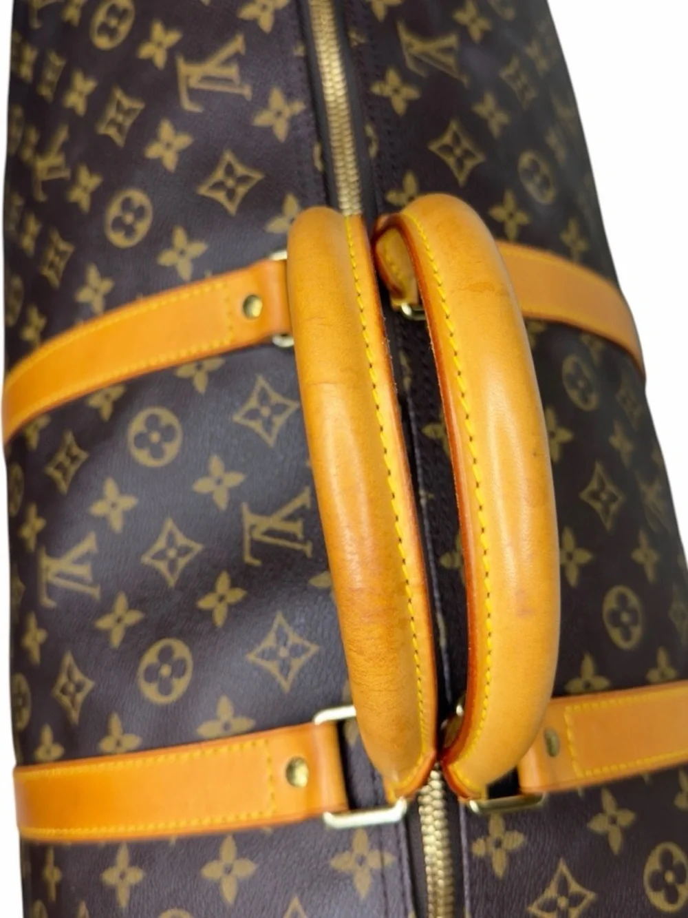 Louis Vuitton KEEPALL 60 Monogram VINTAGE Weekend Duffle Travel Bag + INSERT 🤩